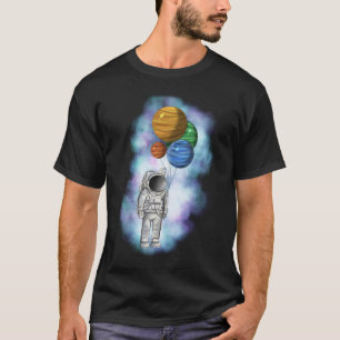 Camiseta Globos de planetas astronautas