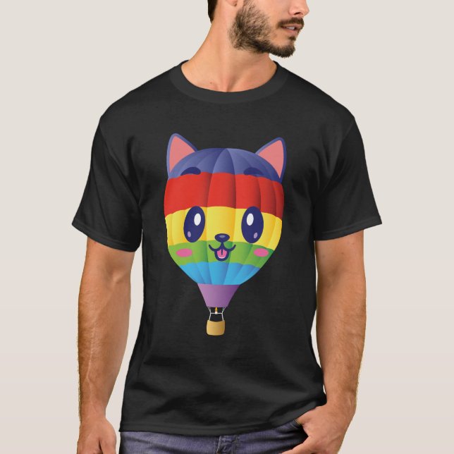 Camiseta globos de vuelo - globo de gas- (Anverso)