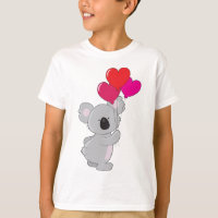 Globos del corazón de la koala