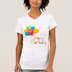 Camiseta Globos Feliz cumpleaños