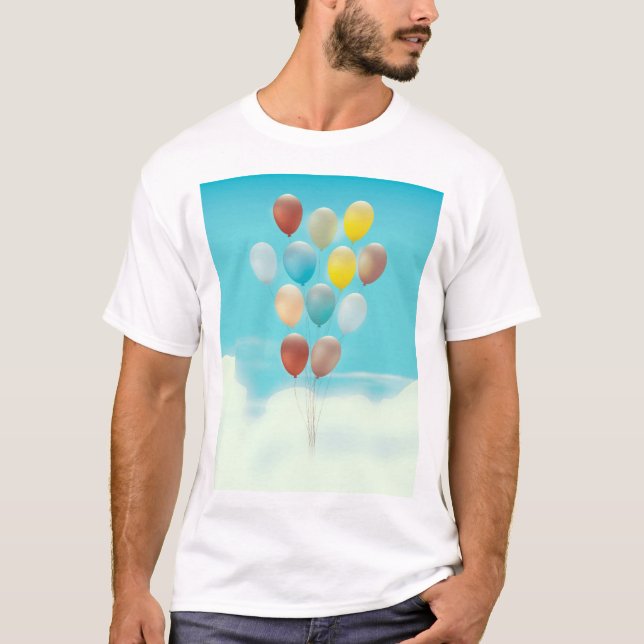 Camiseta Globos flotantes de época (Anverso)