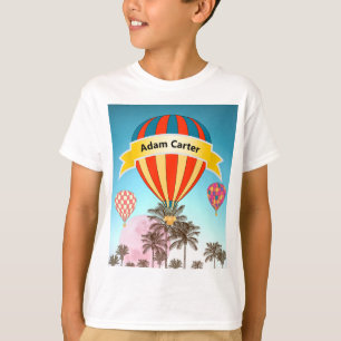 Camiseta Globos tropicales personalizados del aire caliente