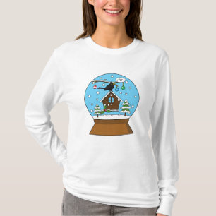 Camiseta Glóbulo de la nieve con canto de Blackbird