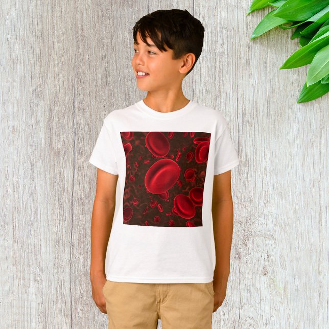 Camiseta Glóbulos rojos microscópicos (Subido por el creador)