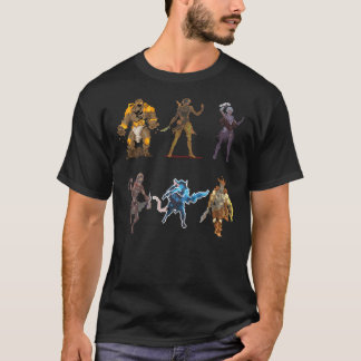 Camiseta Gloomhaven Starter Character Diseño de píxeles - P