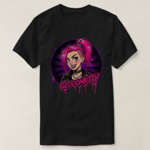 Camiseta Gloomkitty Oscuro