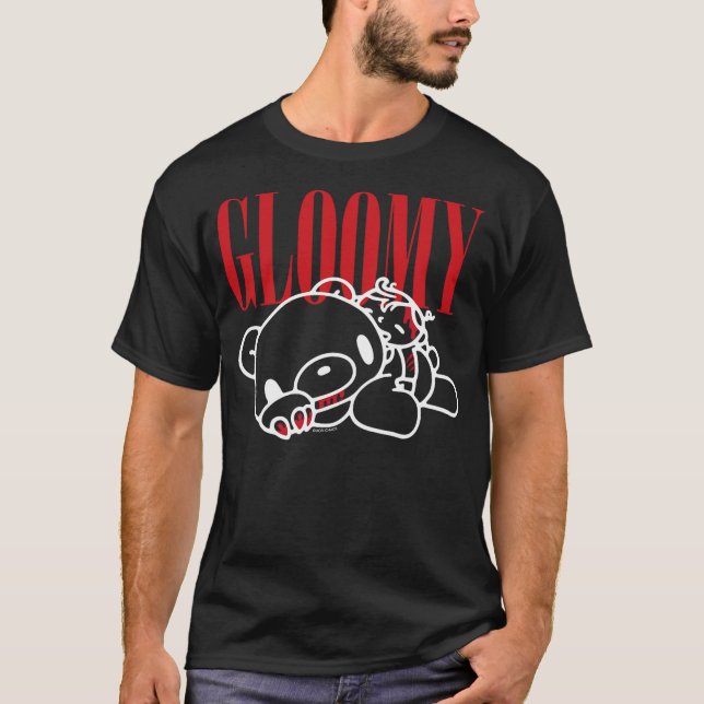 Camiseta Gloomy Bear The Naughty Grizzly Grunge Band Theme  (Anverso)