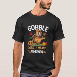 Camiseta Glor Gloriar Quise Decir Miauu Gato Divertido Pavo
