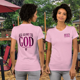 Camiseta Gloria a Dios Cristiano