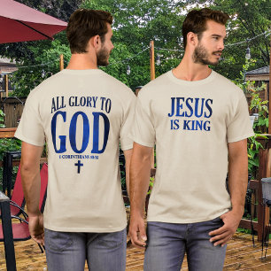 Camiseta Gloria a Dios Cristiano