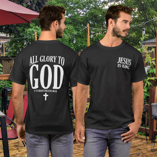Camiseta Gloria a Dios Cristiano