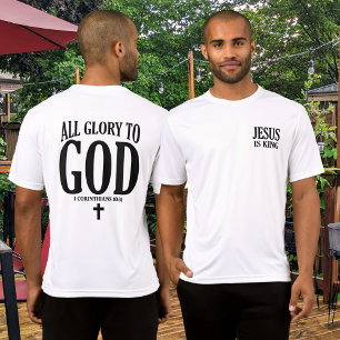 Camiseta Gloria a Dios Cristiano