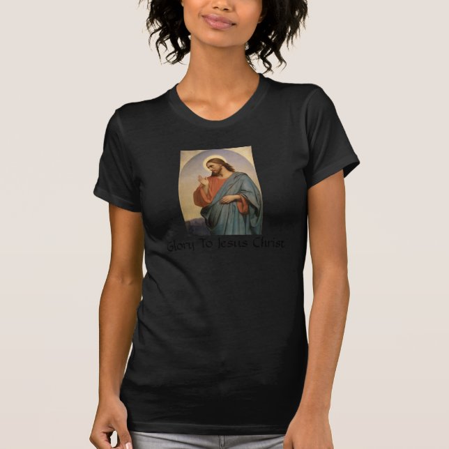 CAMISETA GLORIA A JESÚS CRISTO (Anverso)