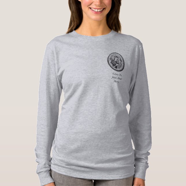 Camiseta gloria a jesús y maría (Anverso)