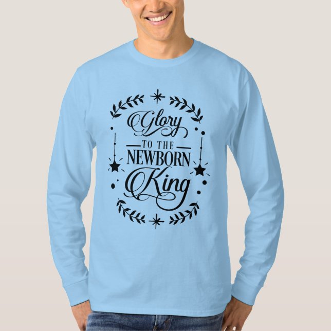 Camiseta Gloria al recién nacido Rey - Navidades - Hombres (Anverso)