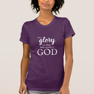 Camiseta GLORIA cristiana a DIOS