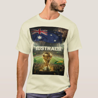Camiseta Gloria de los Socceroos bajo fuegos artificiales
