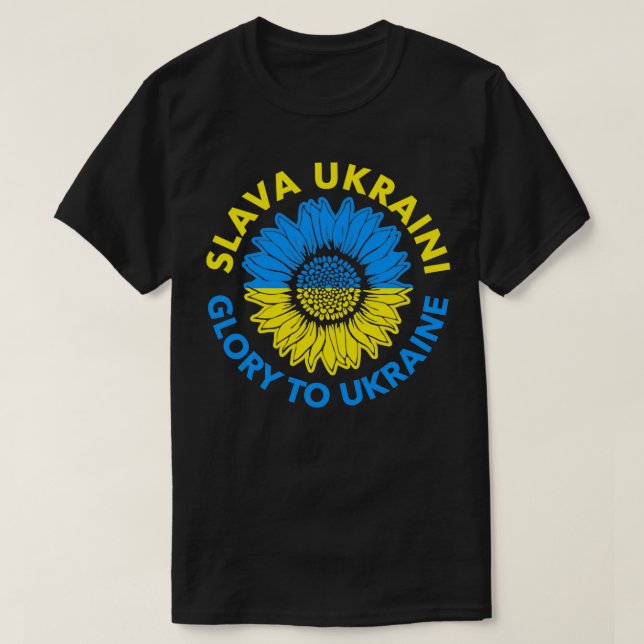 Camiseta Gloria eslava ucraniana a Ucrania  (Diseño del anverso)
