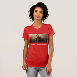Camiseta Gloria imperial de César roja