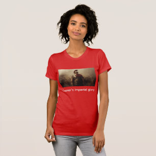 Camiseta Gloria imperial de César roja