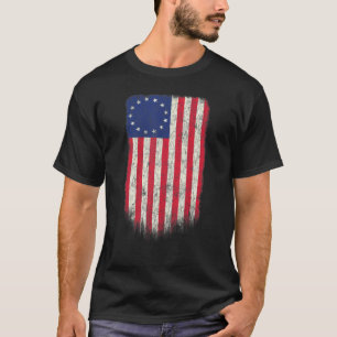 Camiseta Gloria vieja primera norteamericana Bandera Betsy