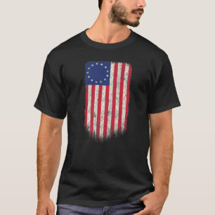 Camiseta Gloria vieja primera norteamericana Bandera Betsy