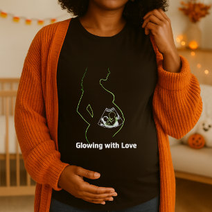 Camiseta Glorioso Con Amor Maternidad Embarazo De Halloween