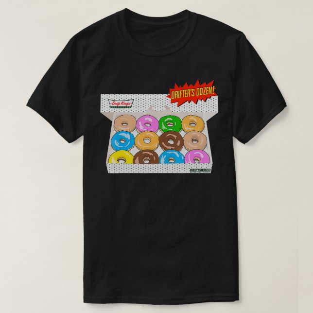 Camiseta Glorioso especial de docenas de Donuts King's (Diseño del anverso)