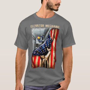 Camiseta Glorioso mecánico de ascensores norteamericanos