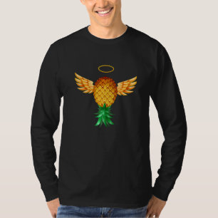 Camiseta Glory Angel Wings Swinger Upside Down Pineapple Ha