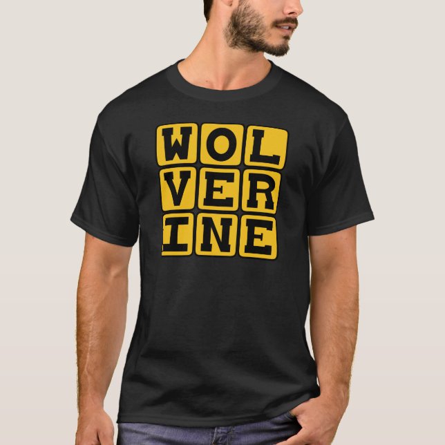 Camiseta Glotón, Mamífero Feroz (Anverso)