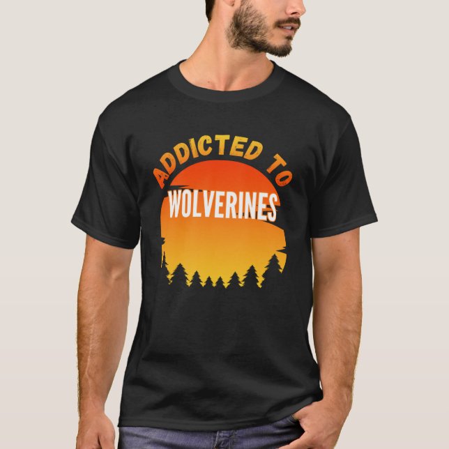 Camiseta Glotones de Wolverines (Anverso)