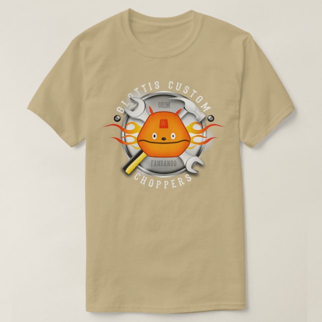 Camiseta Glottis Personalizado Choppers (Diseño del anverso)
