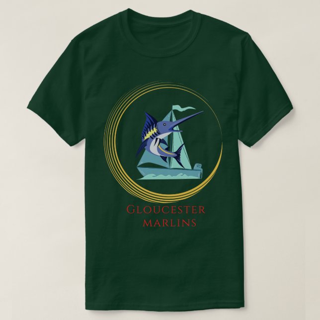 Camiseta Gloucester Marlins TShirt (Diseño del anverso)
