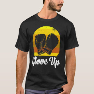 Camiseta Glove Up Retro Mujeres Boxeo Mami Deportes Amor