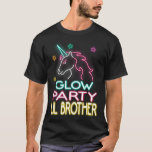 Camiseta Glow Party Lil Brother Birthday Unicorn Neon<br><div class="desc">Glow Party Lil Brother Birthday Unicorn Neon,  Birthday Unicorn,  Birthday Girl Unicorn,  Glow Party Unicorn,  Glow Unicorn,  Father's Day,  Mother's Day</div>