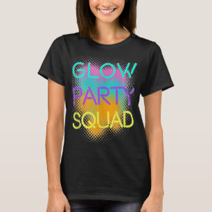 Camiseta Glow Party Squad Group Matching Halloween Party Co