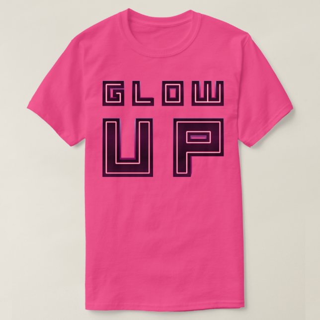 Camiseta Glow Up 80s Neon (Diseño del anverso)