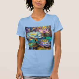 Camiseta Glowing Lotus Flowers Trio