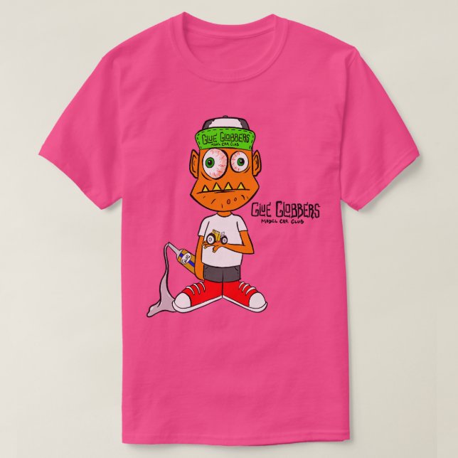 Camiseta Glue Globbers Model Club TShirt (Diseño del anverso)