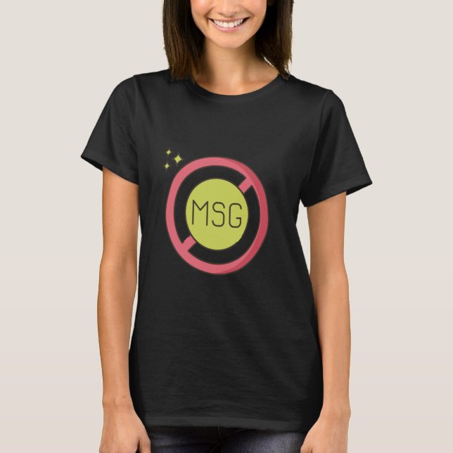 Camiseta Glutamato monosódico sin MSG (Anverso)