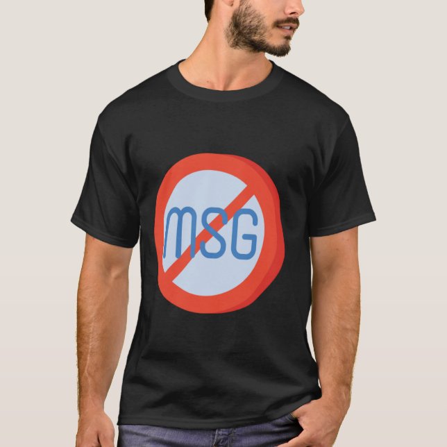 Camiseta Glutamato monosódico sin MSG (Anverso)