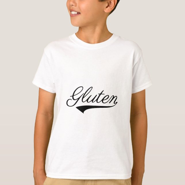 Camiseta Gluten Con Swash (Anverso)