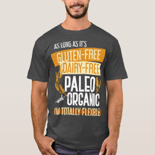Camiseta Gluten de comida orgánica vegan gratis