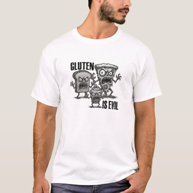 Camiseta Gluten es malo (Anverso)