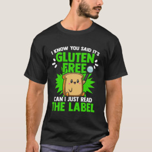 Camiseta Gluten Free Bread Celiac Warrior Celiac Enfermedad