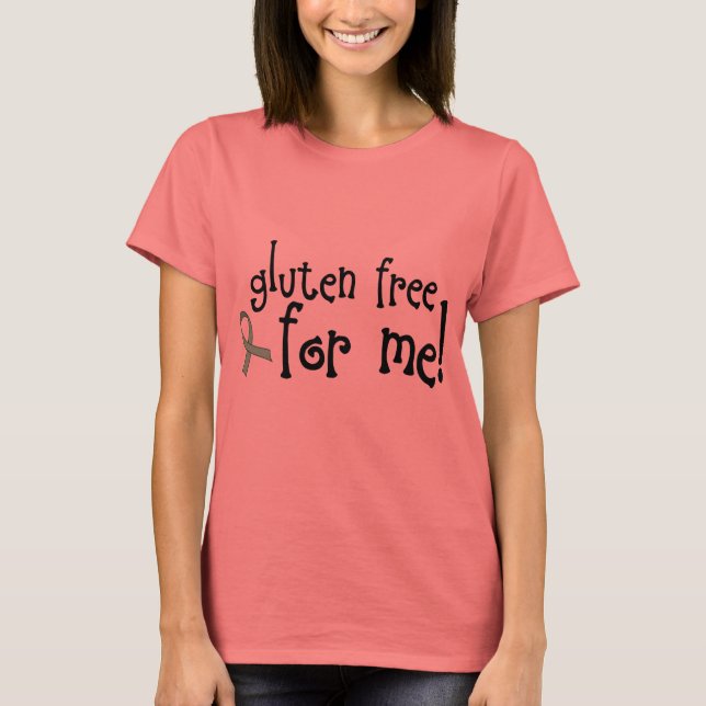 Camiseta Gluten Free Celiac Tee Shirt (Anverso)