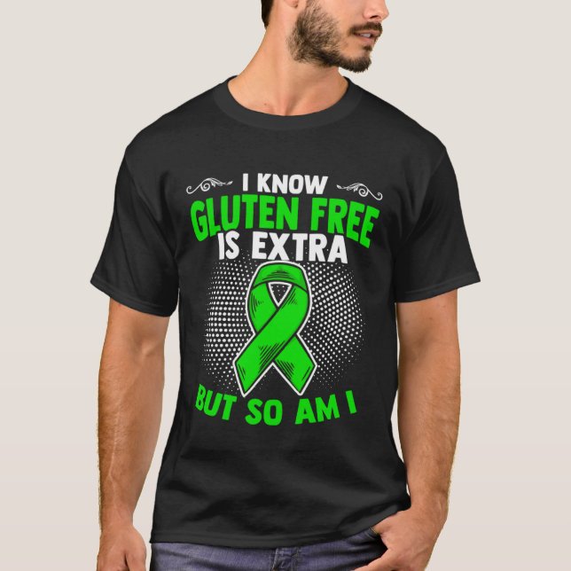 Camiseta Gluten Free Celiac Warrior Celiac Disease Awarenes (Anverso)