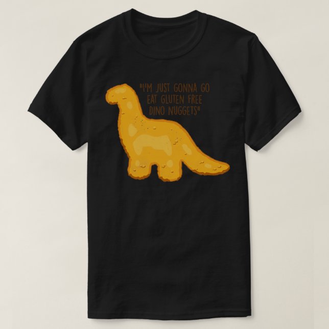 Camiseta Gluten Free Dino Nuggets (Diseño del anverso)