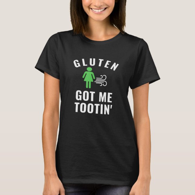 Camiseta Gluten Free Gluten Me Consiguió Tootin (Anverso)